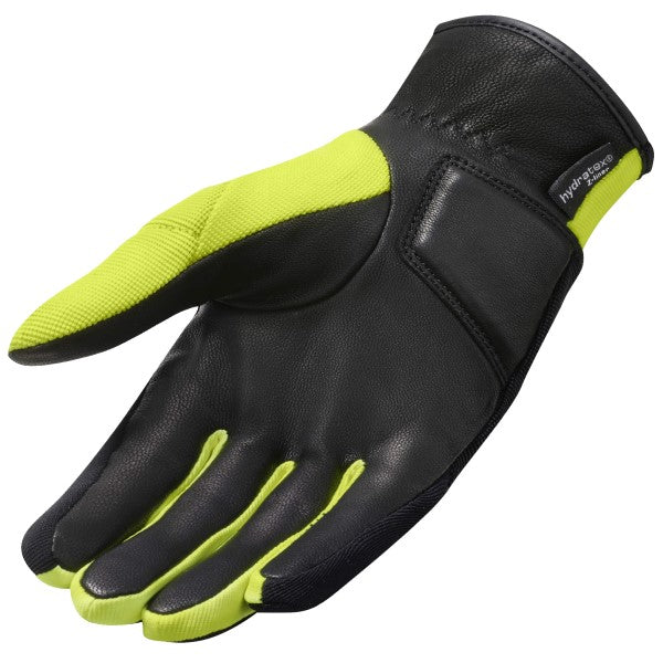 Gants de MotoMosca H2O jaune intérieur