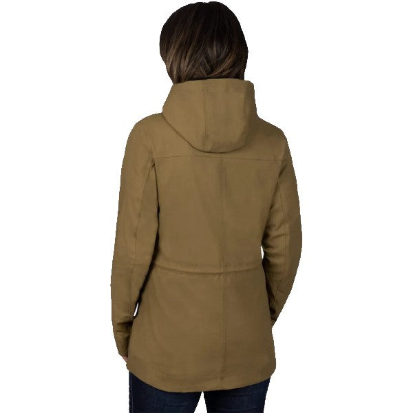 Manteau Ivy Canvas Femme Brun Dos