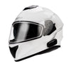 Casque Intégral de Moto Outforce/sena/blanc, coté gauche