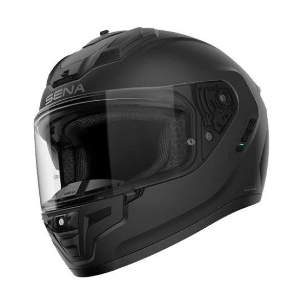 Casque Modulaire de Moto Phantom Wave ANC ECE/Sena/noir, de profil