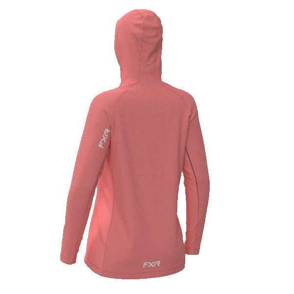 Coton Ouaté Attack UPF FXR Femme Corail, de dos