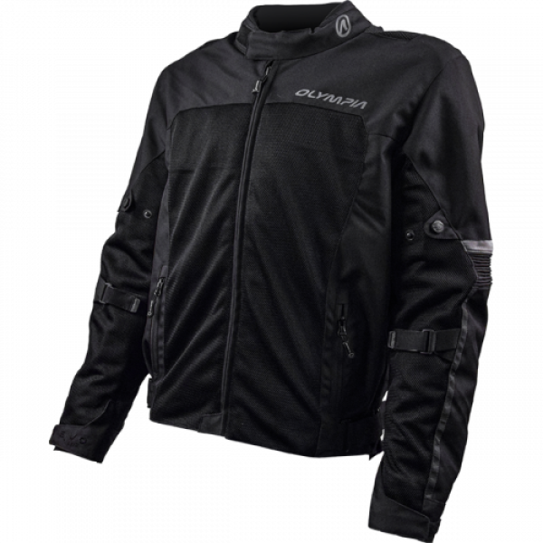 Manteau Moto Newport 3 Noir - Avant