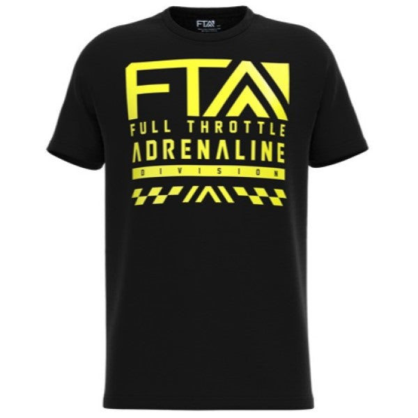 T-Shirt Full Throttle Premium Noir/Jaune