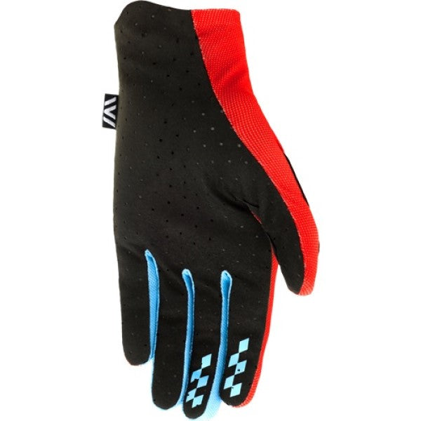 Gants de Motocross Zonen Rouge Paume