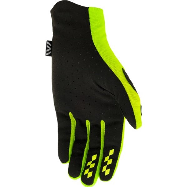 Gants de Motocross Zonen Haute-Visibilité Paume