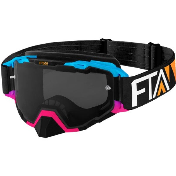 Lunette de Motocross Hyper Noir/Bleu/Rose