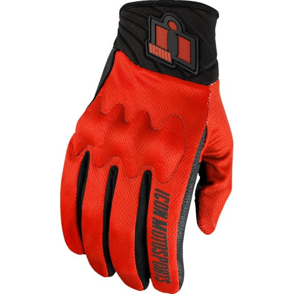 Gants de Moto Anthem 3 Rouge de l'extérieur