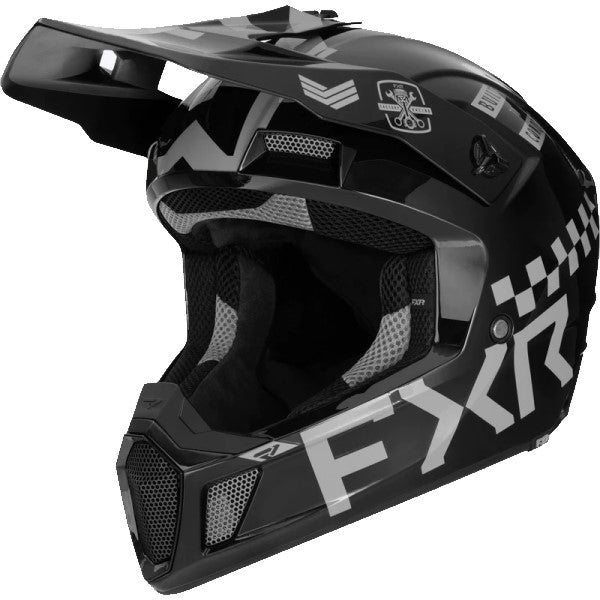 Casque de Motocross Gladiator Clutch Gris