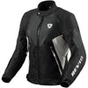 Manteau de Moto Control H2O Femme Noir/Gris côté avant