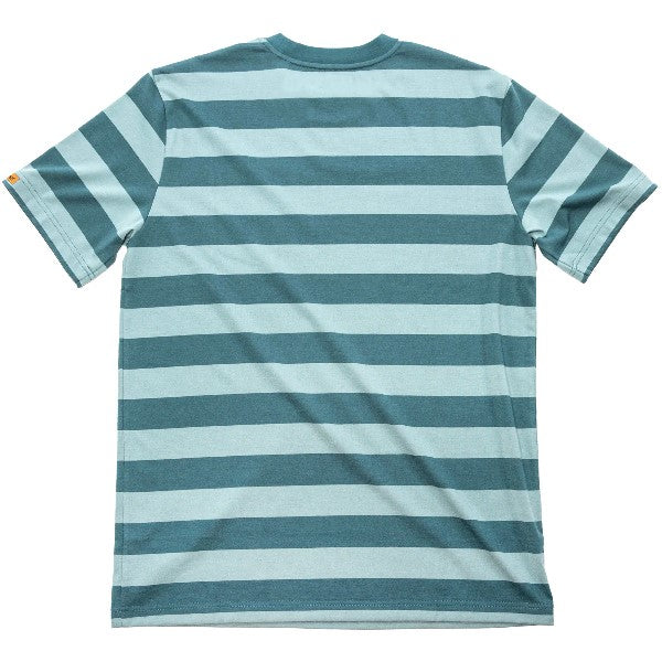 T-Shirt Rufus Yarn Dye Vintage/Fasthouse/bleu de dos