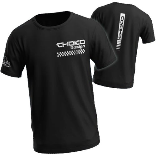 T-Shirt Logo Choko Design Femme Noir