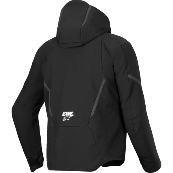 Manteau Imperméable de Moto Aeroshell Noir, Dos