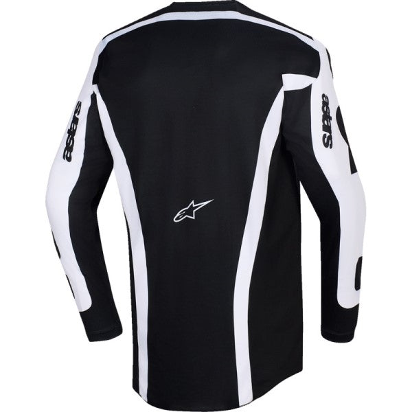 Chandail de Motocross Racer Riway Noir/Blanc de dos
