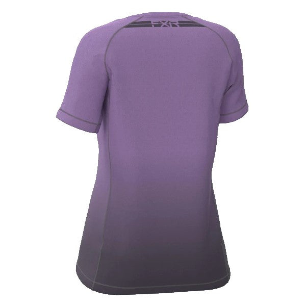 T-Shirt Attack UPF FXR Femme Mauve Dos