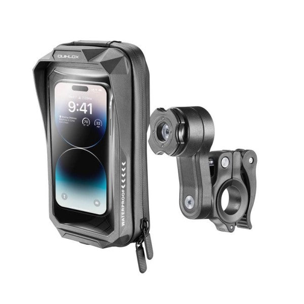 Quiklox 7" Waterproof Case with Handlebar Mount