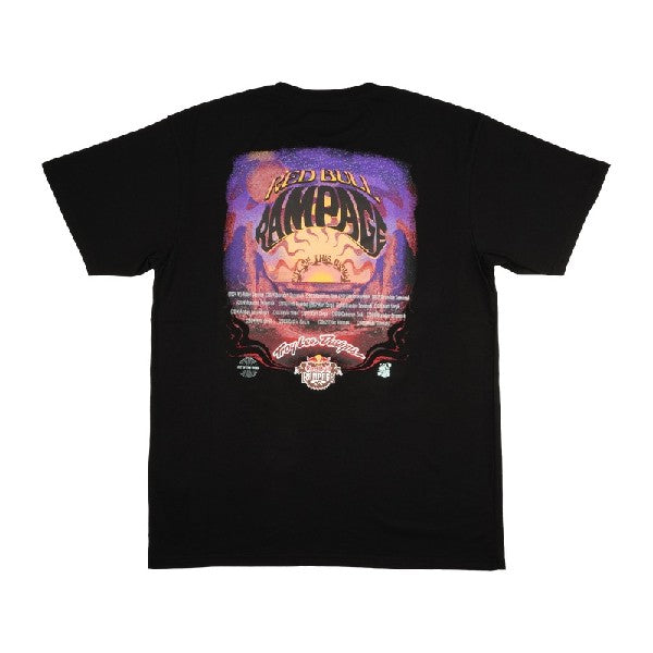 T-Shirt X Red Bull Rampage Valley of Gods Noir, Dos