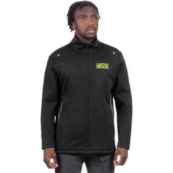 Manteau Zip-Up Elevation Tech Noir/Jaune 