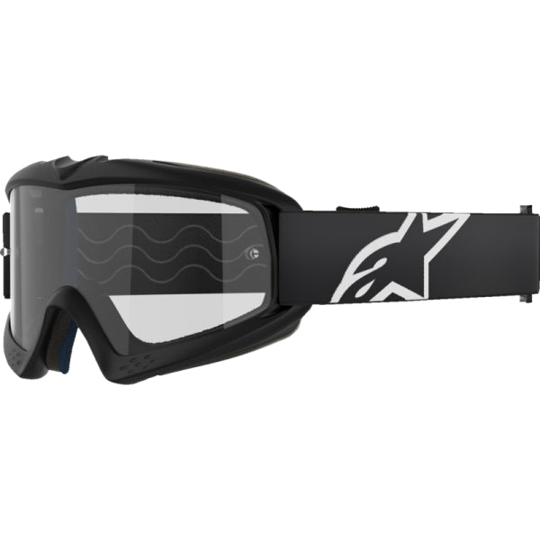 Lunette de Motocross Vision Corp Lentille Claire Junior Alpinestars noir