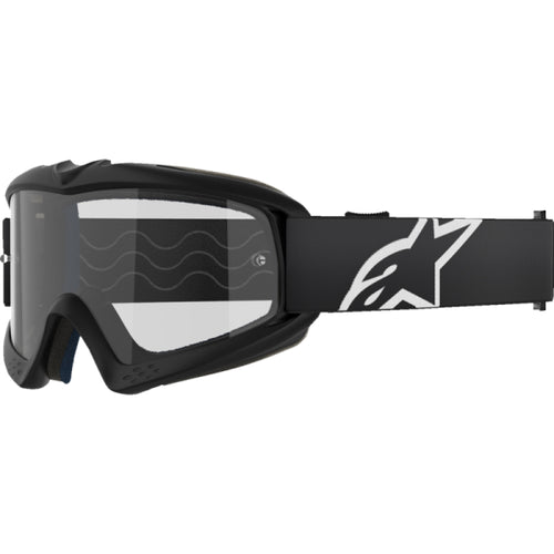 Lunette de Motocross Vision Corp Lentille Claire Junior Alpinestars noir