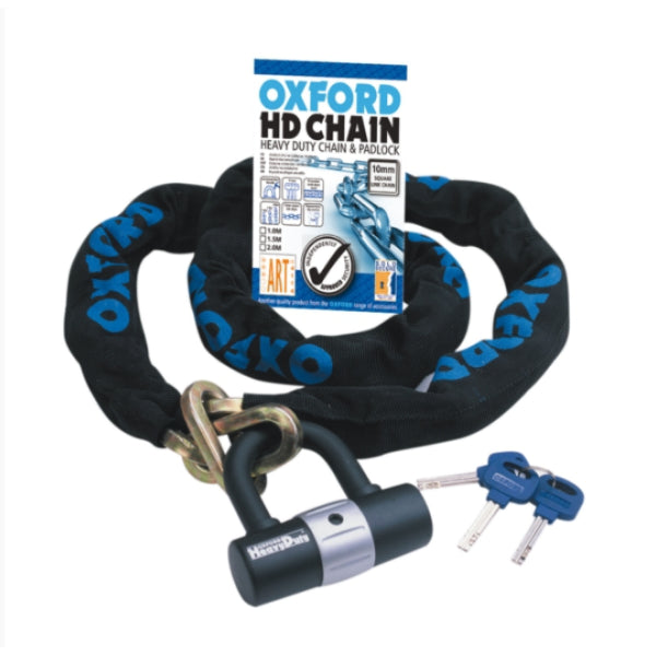 Chaîne antivol et cadenas HD, 1m