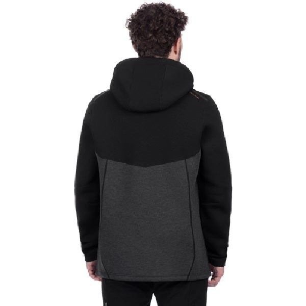 Coton Ouaté Altitude Tech 1/4 avec Capuche FXR de dos