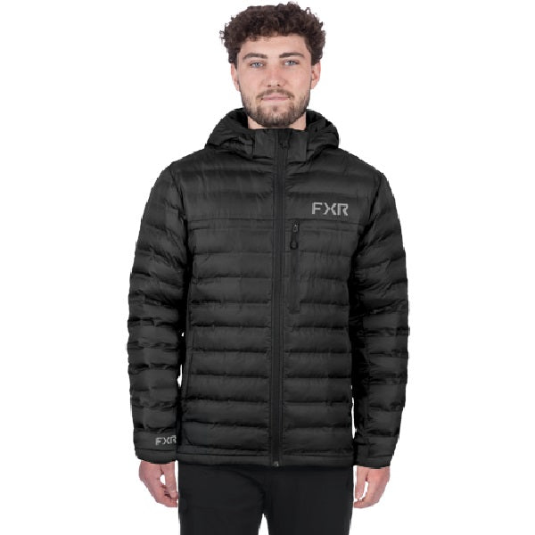 Manteau Matelassé Podium Hybride FXR /Noir de face 