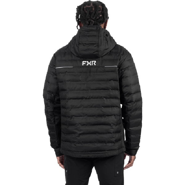 Manteau Matelassé Podium Hybride FXR /Noir de dos