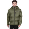 Manteau Matelassé Podium Hybride FXR /vert de face 