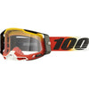 Lunettes de Motocross Racecraft 2 à Lentille Claire Orange/Noir