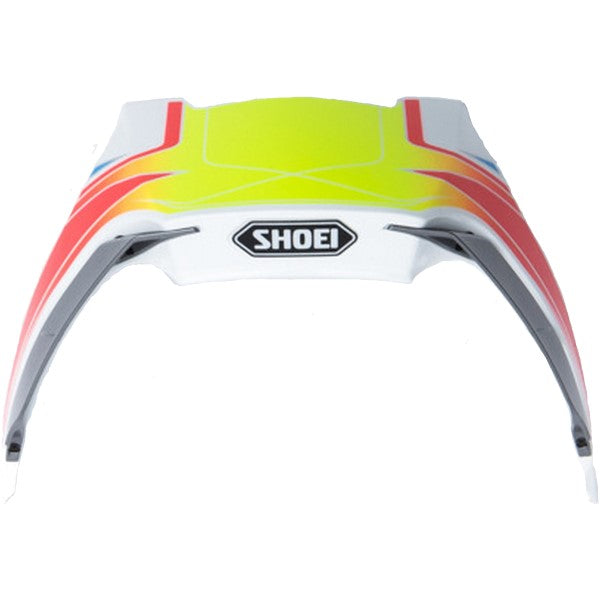 Stabilisateur Arrière Casque X-Fourteen Assail Orange/Jaune de face