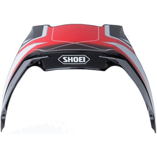 Stabilisateur Arrière Casque X-Fourteen Assail Rouge/Noir de face