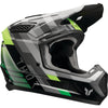 Casque de Motocross Fleet Camber Thor Noir/Vert, vue 3/4
