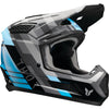 Casque de Motocross Fleet Camber Thor Turquoise, vue 3/4