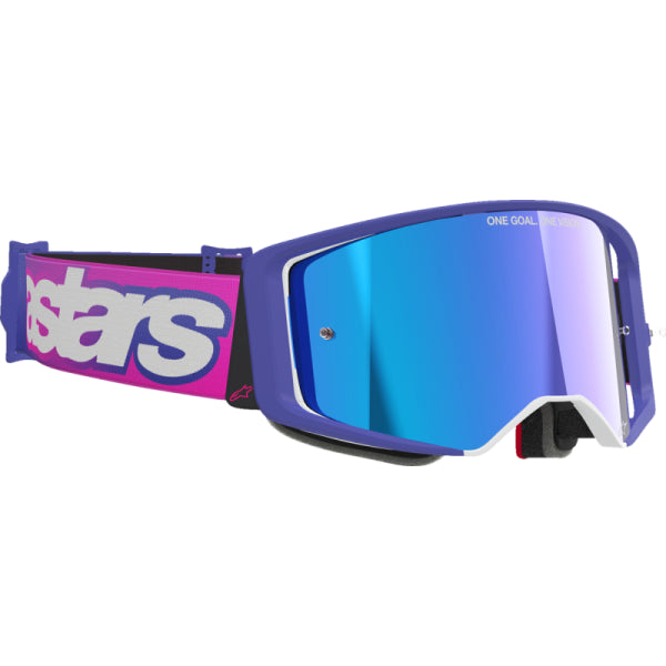 Lunette de Motocross Supertech Vision Vista Alpinestars Mauve /Bleu 