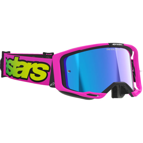 Lunettes de Moto Vision 8 Vista Alpinestars Bleu/Rose