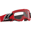 Lunette de Motocross Vision OTG Alpinestars Noir/Rouge