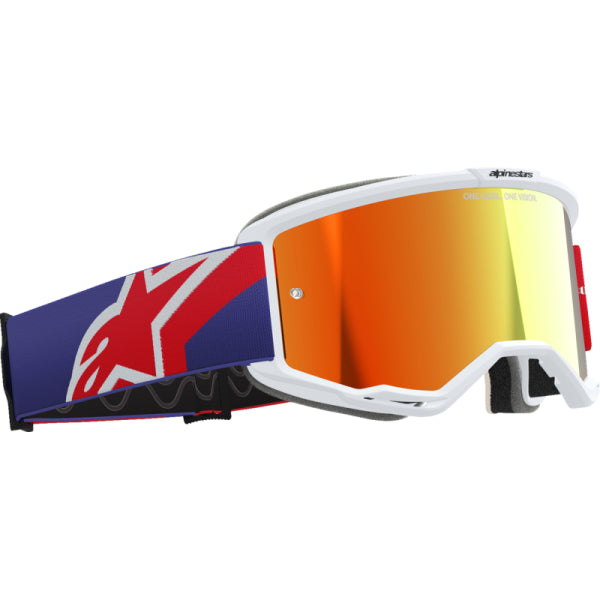 Lunettes de Motocross Vision 5 Corp Alpinestars Rouge/Bleu