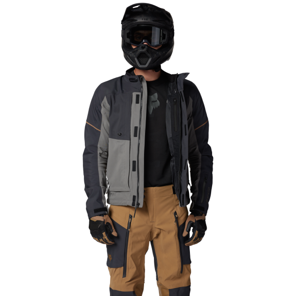 Manteau Moto FOX Ranger ADV Gris Modèle Ouvert