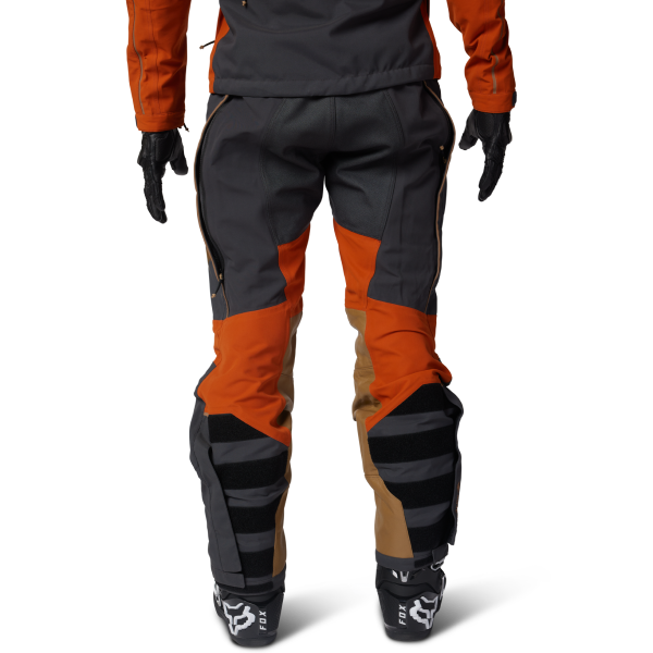 Pantalon Moto Fox Defend ADV Orange Modèle Arrière Fox