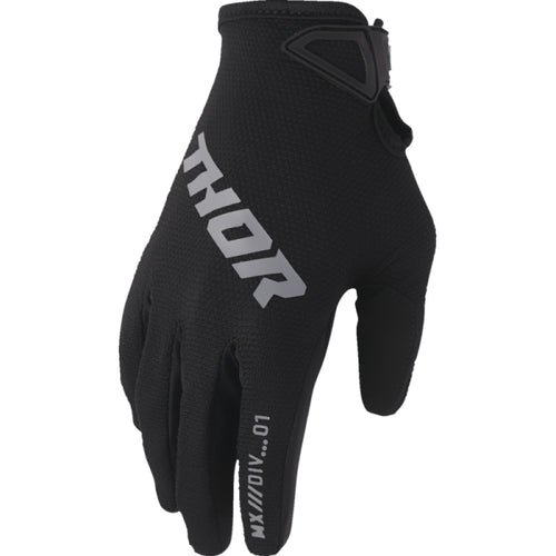 Gants de Motocross Ridemode Static Junior Thor  Noir
