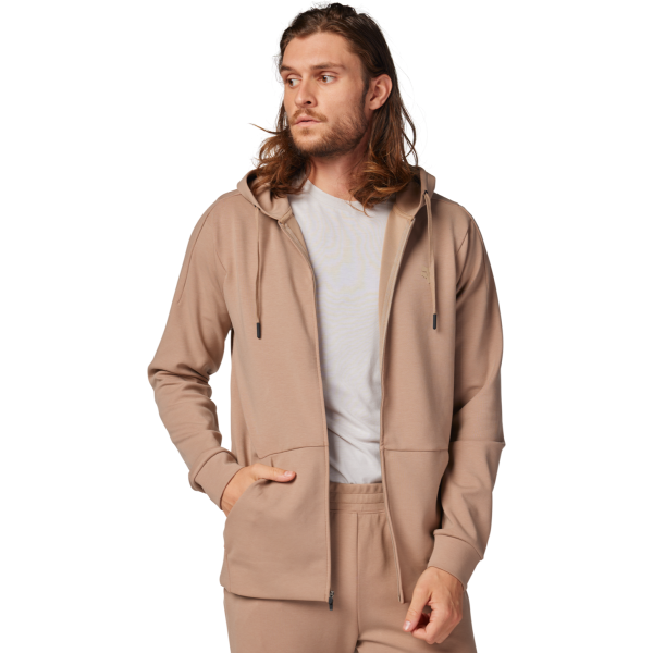 Coton Ouaté FOX Zip Rise Mocha Modèle Ouvert