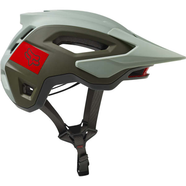 Casque de Vélo Ouvert FOX Speedframe Pro Blocked Vert Eucalyptus