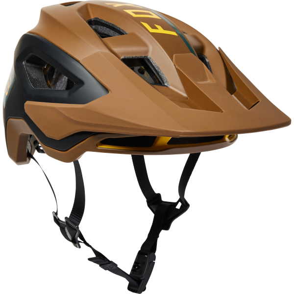 Casque de Vélo Ouvert FOX Speedframe Pro Blocked Brun muscade Profil