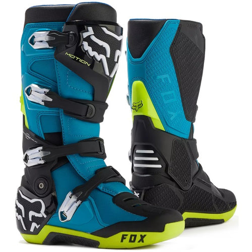 Bottes de Motocross Motion Bleu/Jaune