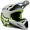 Casque de Motocross V1 Toxsyk Junior Gris/Jaune incliné de face