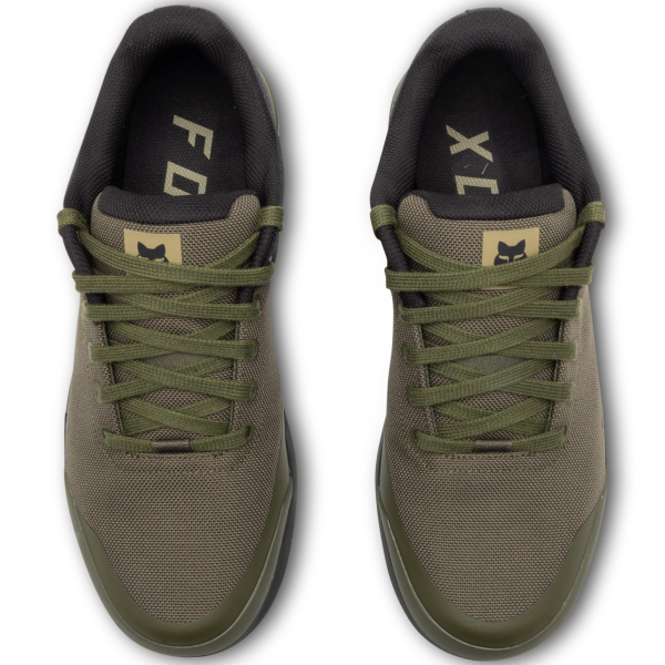 Chaussures Vélo de Montagne FOX Union Canvas olive, dessus