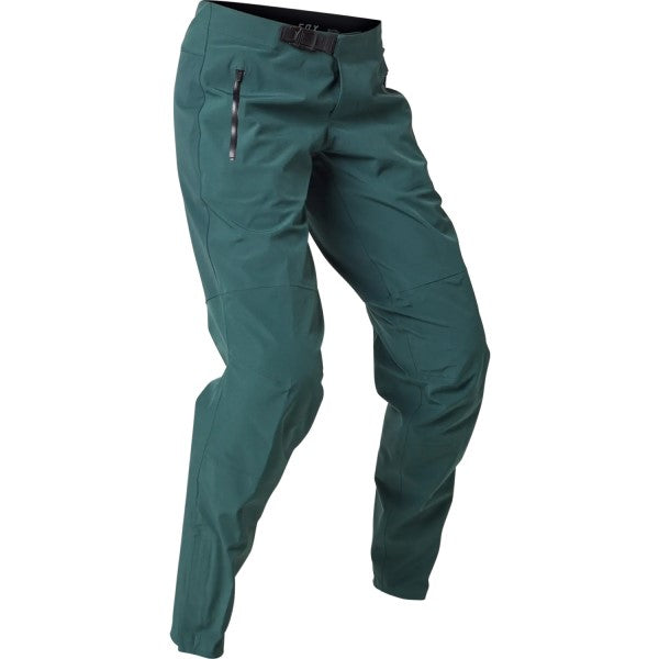 Pantalon de Vélo Imperméable Defend 3-Layer Femme; fox; vert; de profil
