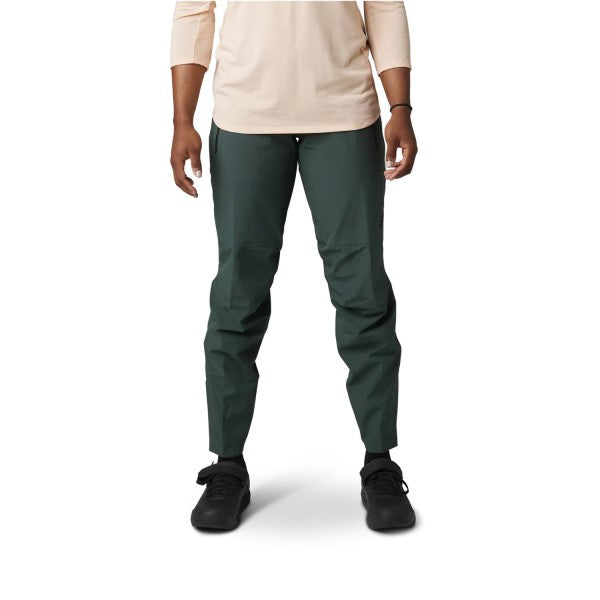 Pantalon de Vélo Imperméable Defend 3-Layer Femme; fox; vert; de face