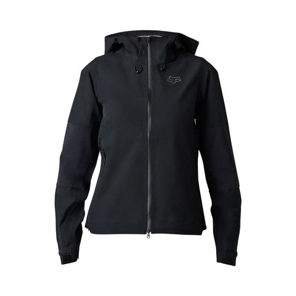 Veste de Vélo Imperméable Defend 3-layer Femme/Fox/noir, de face