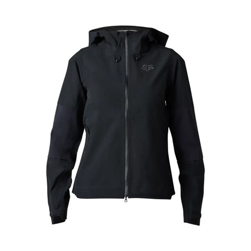 Veste de Vélo Imperméable Defend 3-layer Femme/Fox/noir, de face